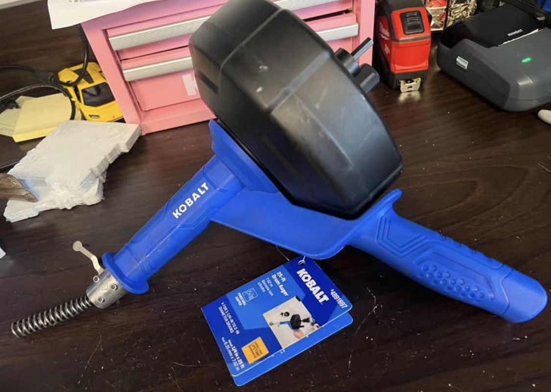 Kobalt 1/4-in x 25-ft High carbon wire Hand auger for Drain