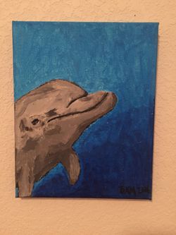 Original 8in x 10in canvas painting