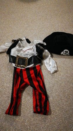 Halloween Costume Pirate Infant Small