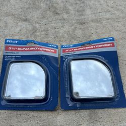 2 set Pilot Automotive MI-118 2-1/8" Stick-On Blind Spot Mirror