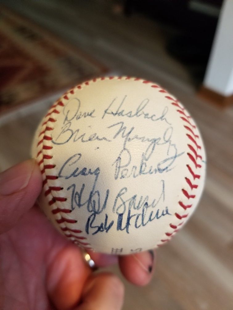 1976 Omaha Royals (AAA team) Signed Baseball by 21
