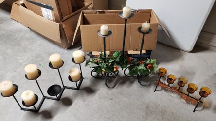 Iron Candle Holders (3 Separate Prices See Description)