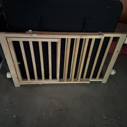 Wooden Dog Gate 