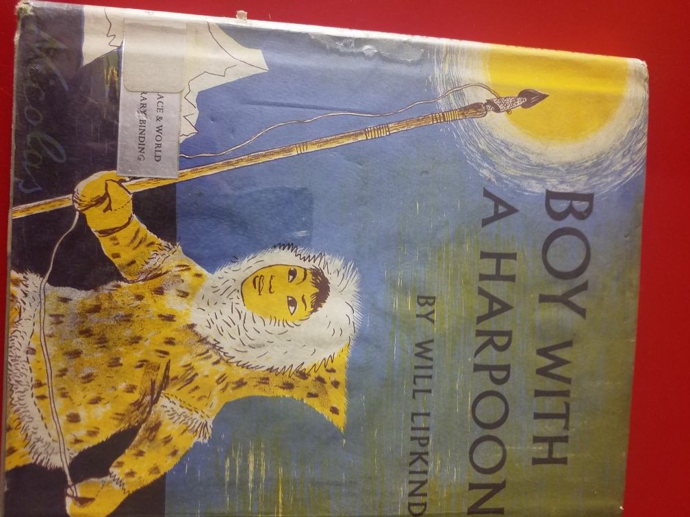 VINTAGE CHILDREN'S BOOK - "BOY WITH A HARPOON" 1952