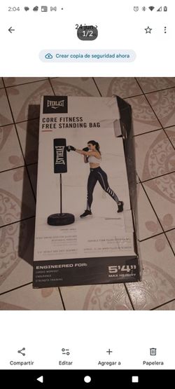 EVERLAST. Ponching bag.  5 feet 4 inches tall"