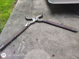 Dr. Gas X Pipe with side exit exhaust pipes