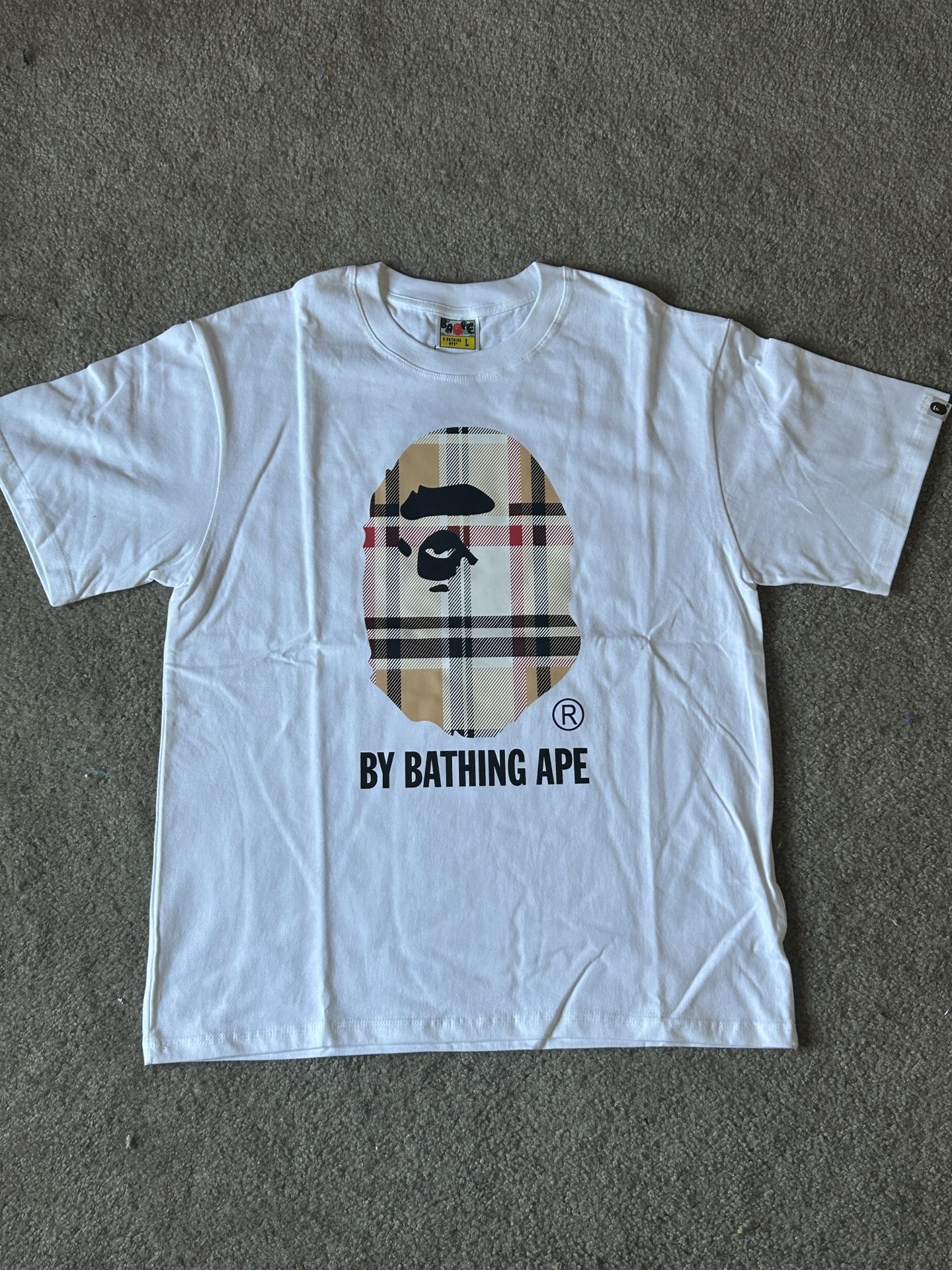 Bathing Ape Tee White/ Beige