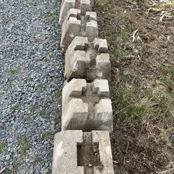 64 Concrete Deck Blocks
