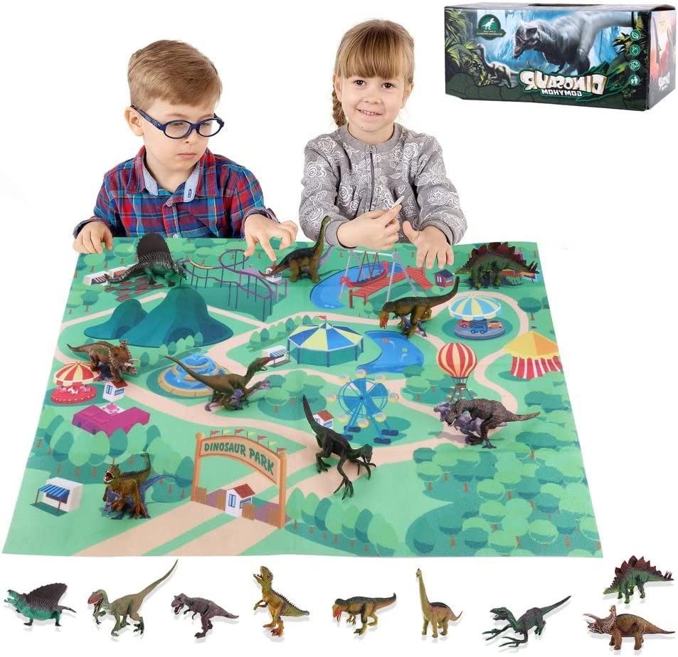 Dinosaur Activity Play Mat With Dino Toys (New)