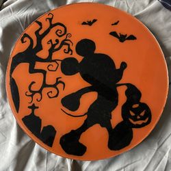 Haunted Halloween Mickey Mouse Custom burnt in would