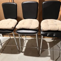 Like New Counter Height Chairs-set Of 3