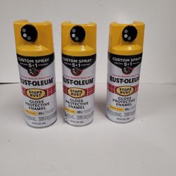 Rust-oleum 5-in-1 Custom Spray in Sunburst Yellow