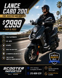 Lance Cabo 200i EFI for Sale – Automatic – 65+ MPH