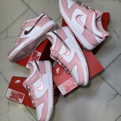 Nike Dunk Low Pink Velvet Shoes
