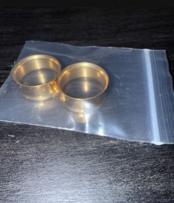 22mm Stainless Steel Hollow Ear Gauges – Gold