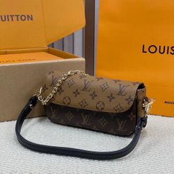 Authentic LOUIS VUITTON WALLET ON CHAIN IVY M26587 (24*12*4cm)