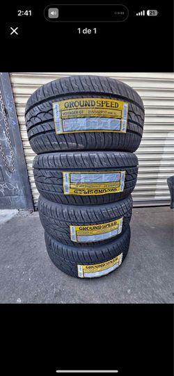 215/50/17 GROUNDSPEED  (4 TIRES NEW) INCLUDED INSTALLATION AND BALANCING (PROMOTION)✅