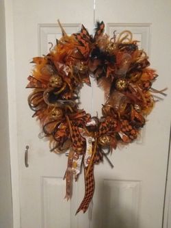 Handmade Halloween Wreath