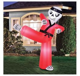 Occasions 6.5 Foot Inflatable Kung Fu Skeleton