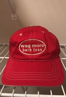 New Adult wag more bark less hat
