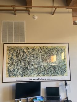 Framed Jackson Pollock Print