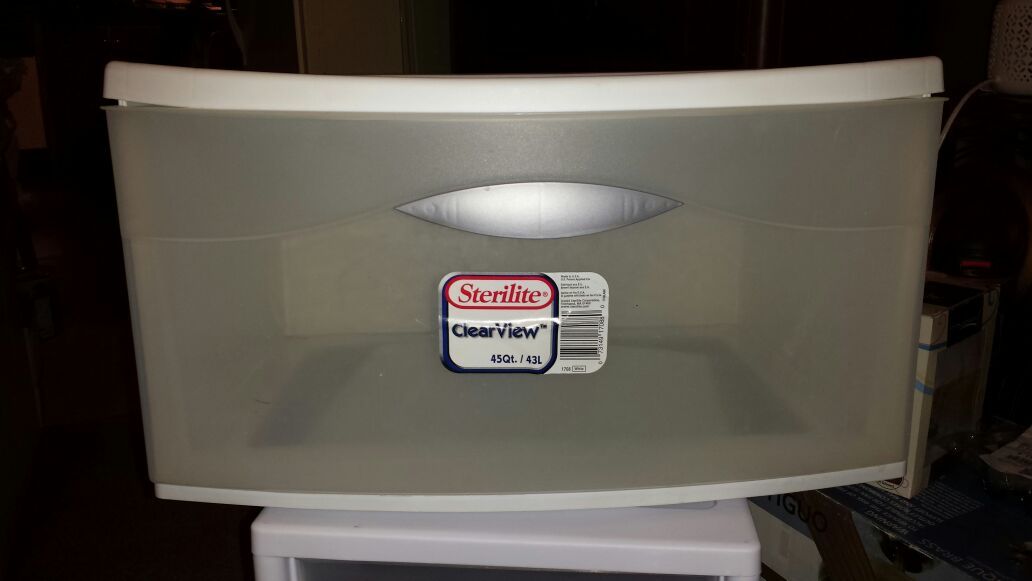 45 Quart Sterilite Clearview Storage Drawer