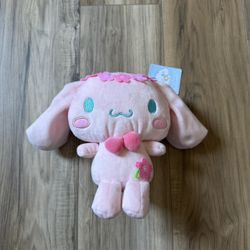 Sanrio Cinnamoroll Sakura Pink and Blue 8” Stuffed Animal Plush 2020 Japan