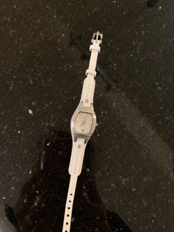 Genuine leather fossil watch