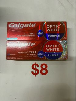 Colgate Optic White Purple Toothpaste 2-Pack