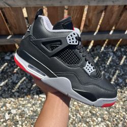 Jordan 4 Bred Reimagined (Size 5.5Y, 6Y, 6.5Y, 7Y, 8)