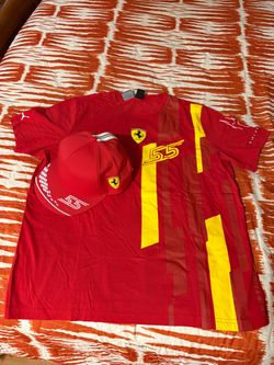 Scuderia Ferrari Carlos Sainz #55 T-Shirt and Cap Set