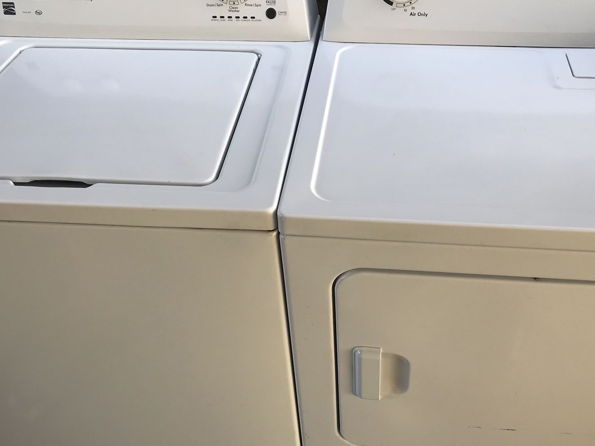 Kenmore Washer And Gas dryer Both Work Great