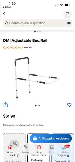 Safety Bed Rails for Adults