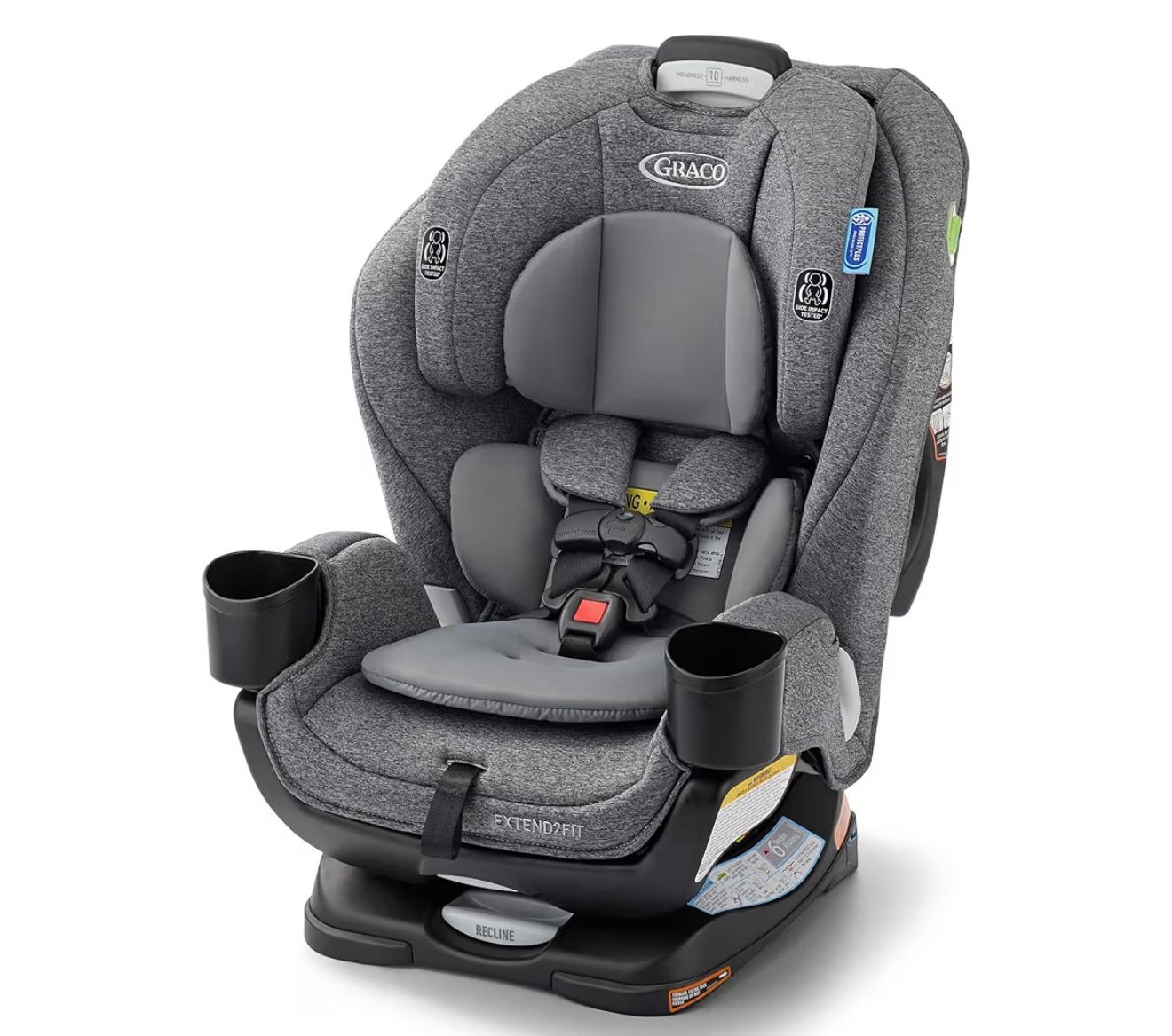 New Graco Extend2Fit With Booster Convertible Car Seat