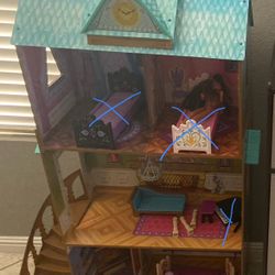 Frozen Elsa An Anna Castle Doll House 
