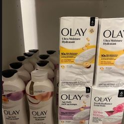 Olay bar soap 6 count or Body Wash 5/$25