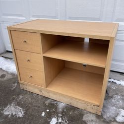 Blonde Wood Desk