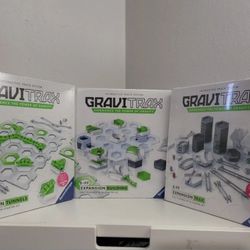 Ravensburger Gravitrax Lot of 3 Expansion Sets Tunnels/Building/Trax NIB