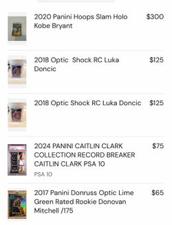 Sports Cards For Sale/Trade