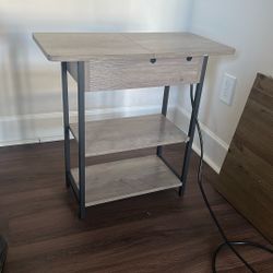 End Table With Charging Station