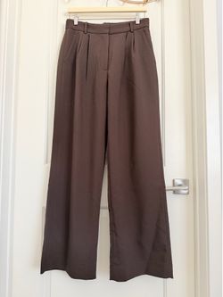 Abercrombie & Fitch Sloane Tailored Pant - Chocolate Brown
