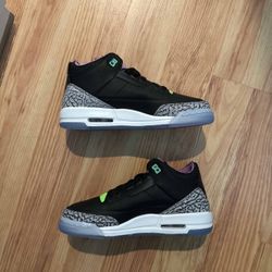 Air Jordan 3 Retro GS Electric Green Air Size 8 women’s / 6.5 youth