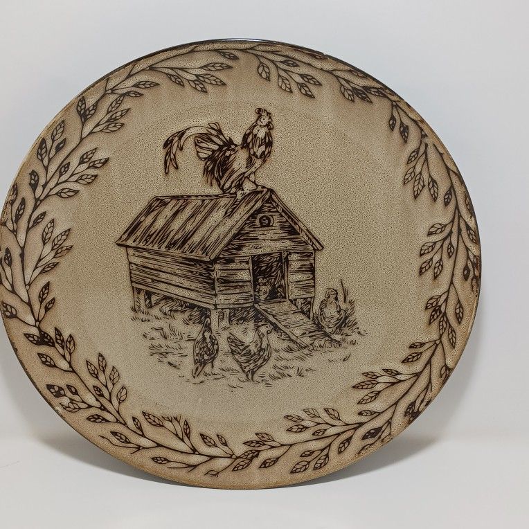 "NEW" PFALTZGRAFF Farmhouse Rooster Plate $10