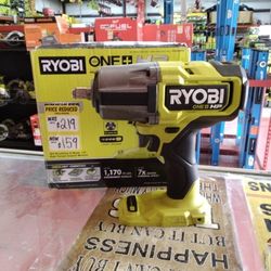 Ryobi 18v One+  Brushless 4-Mode 1/2" High-Torque Impact Wrench (Tool Only)