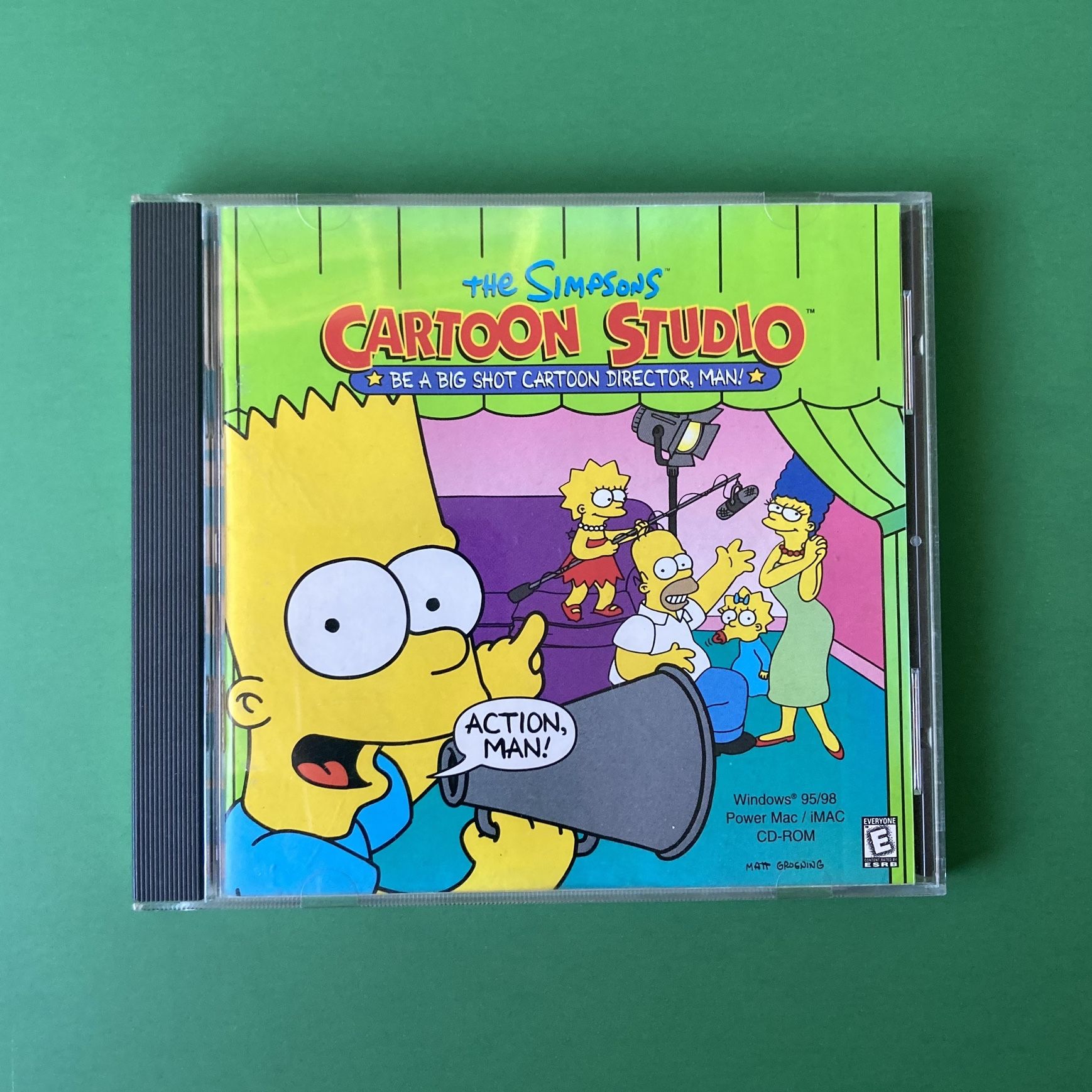 The Simpsons Cartoon Studio CD Rom PC 1996 Windows Macintosh for