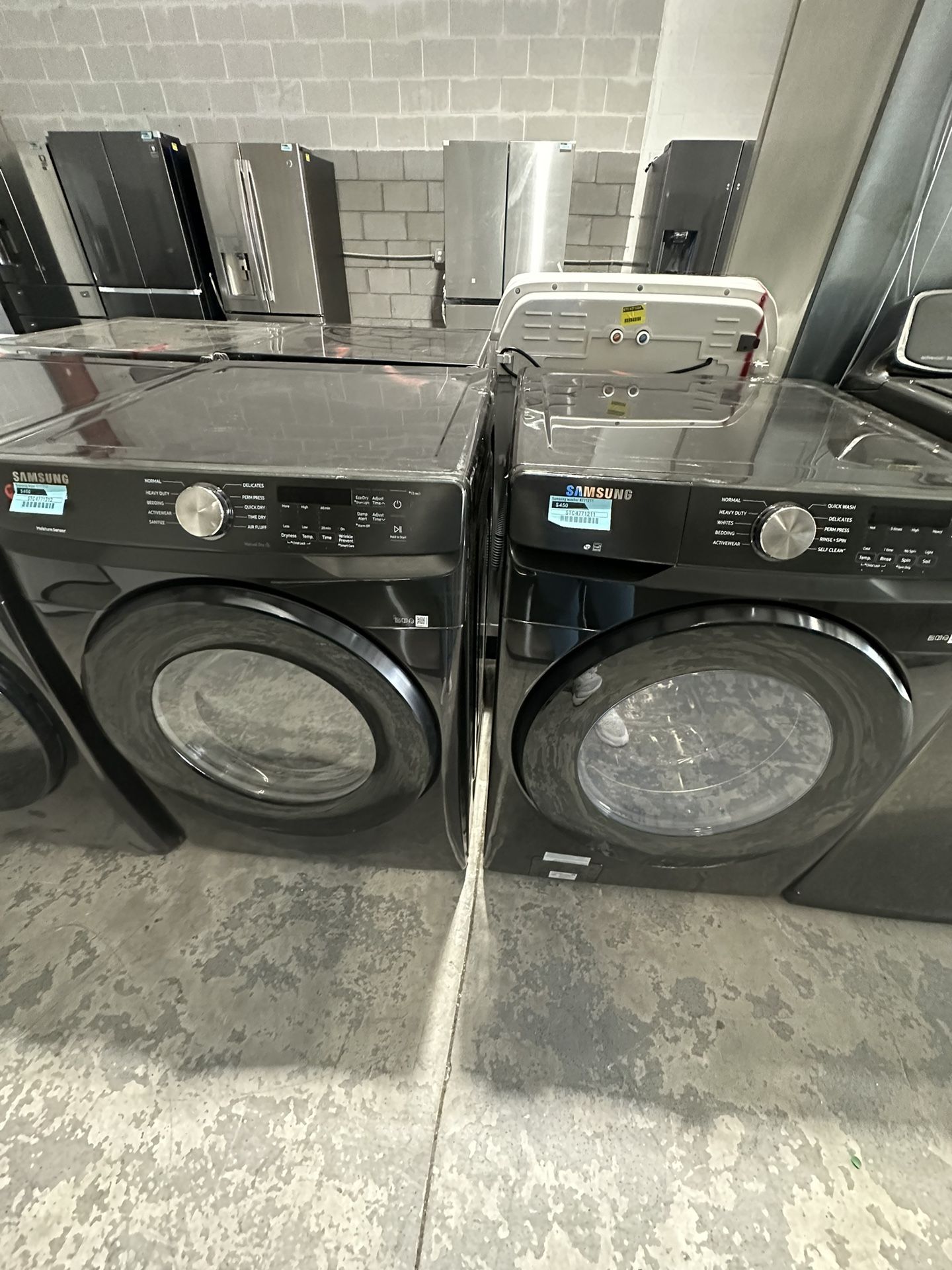 Samsung Set Washer & Dryer New Scratch & Dent 