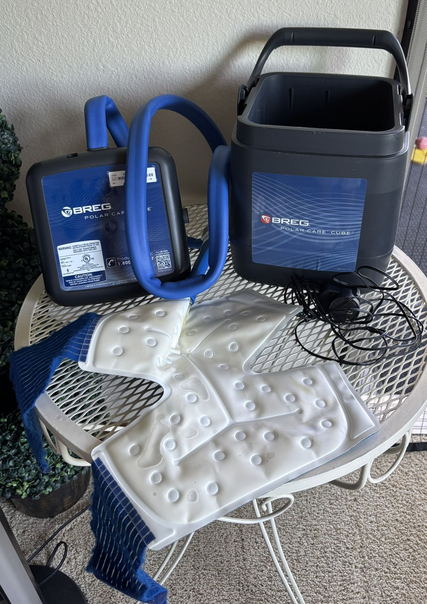 Ice therapy for knee surgery