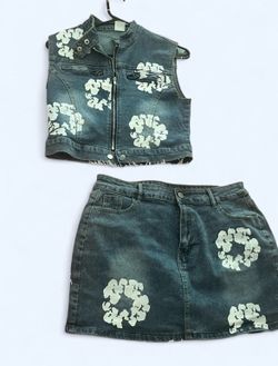 denim tears inspired denim set !!