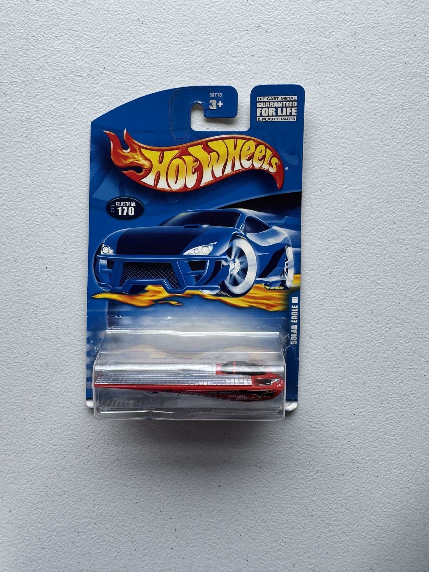 Hot Wheels 1998 First Editions: Solar Eagle III 1:64 Scale Collector Car # 170