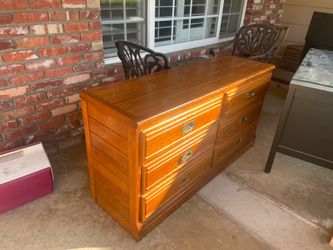 Solid wood dresser